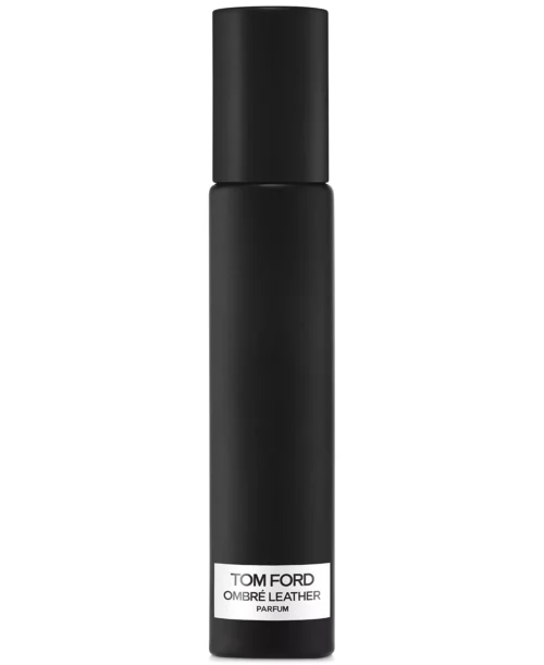 ombré leather parfum travel spray with amber & jasmine flower
